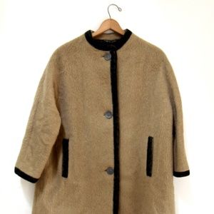 Vintage Tan Wool Coat
